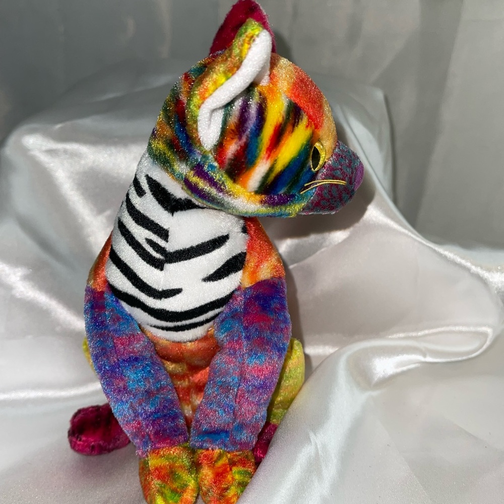 Ty Beanie Baby: Kaleidoscope the Cat Rare Retired